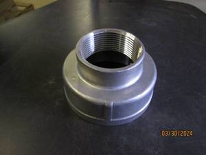 4 x 2 12 bell reducer threaded...304 Stainless Steel