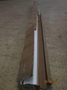 7 pcs of 8 foot white trim...