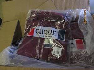 case of 30 clique xxlttg 3 button shirts color is brd