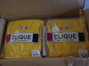 case of 23 clique 1x 3 button shirts color lmn