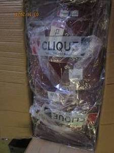 case of 37 clique lg 3 button shirts color is brd