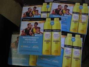 5 packages of 2 neutrogena beach defense sunscreen 60