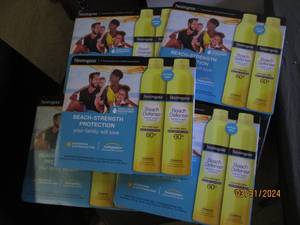 5 packages of 2 neutrogena beach defense sunscreen 60