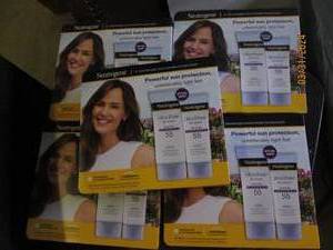 5 packages of 2 neutogena ultra sheer 55 sunscreen
