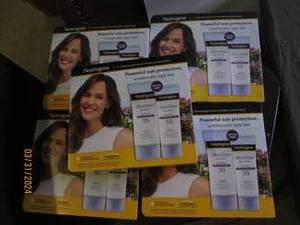 5 packages of 2 neutogena ultra sheer 55 sunscreen