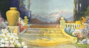 lot 50 image: Dreamland Framed Vintage Print by R. Atkinson Fox