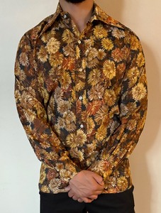 lot 54A image: Awesome One of A Kind Vintage Handmade Button Up Shirt