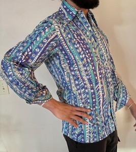 lot 40A image: Amazing Vintage One of a Kind Button Up Shirt