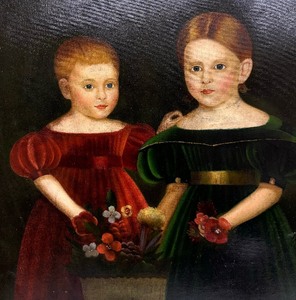 lot 3 image: The Steele Children Original Painting by Brower