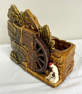 lot 157 image: Down by the Old Mill Stream Planter by McCoy