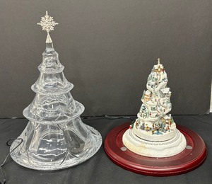 lot 170 image: Holiday Reflections Christmas Tree Decor by Thomas Kincade