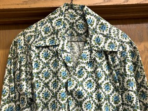 lot 44A image: Fun Floral Retro One of a Kind Handmade Button Up Shirt