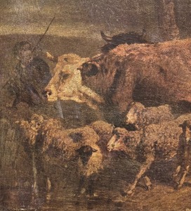 lot 93A image: Vintage Original Framed Oil Painting