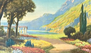 lot 208 image: Perfect Day Framed Vintage Print by R. Atkinson Fox