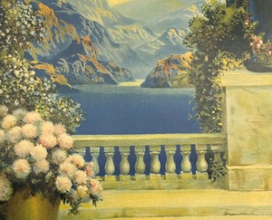 lot 220 image: Land of Dreams Framed Vintage Print by R. Atkinson Fox