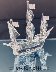 lot 103 image: Swarovski Crystal Figurine - SANTA MARIA SHIP - Retired - With Original Box