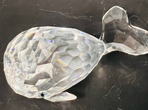 lot 143 image: Swarovski Crystal Whale Figurine