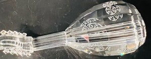 lot 149 image: Gorgeous Swarovski Crystal Figurine Lute Guitar Banjo Mandolin