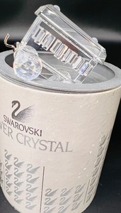 lot 180 image: Vintage Swarovski Train Locomotive and Passenger Car