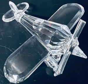 lot 213 image: Swarovski Silver Crystal Airplane Version 2 We Were Young