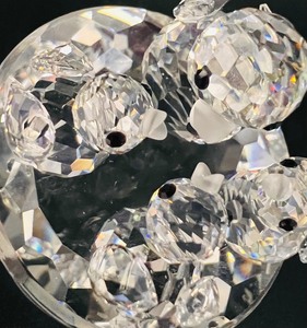 lot 214 image: Swarovski Silver Crystal Figurine, Birds