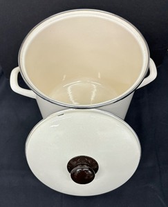 lot 229 image: White Enamel Stock Pot