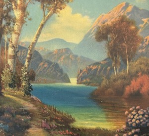 lot 252 image: Paradise Framed Vintage Print by R. Atkinson Fox