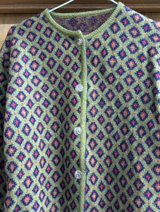 lot 257 image: Lovely Sweater with Queen Elizabeth Coronation Coin Buttons