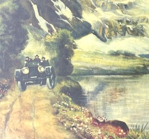 lot 265 image: Where Brooks Send Up a Cheerful Tune Framed Vintage Print by R. Atkinson Fox