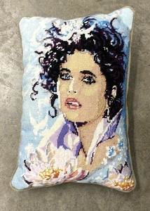 lot 237A image: Three Hand Crafted  Nice Needlepoint Pillows