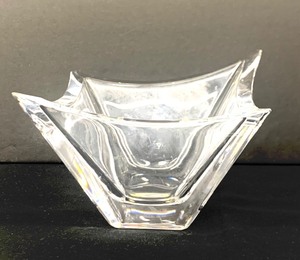 lot 127 image: Orrefors Sweden Crystal Small Polaris Bowl