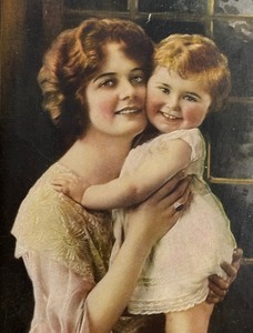 lot 318 image: R. Atkinson Fox Framed Vintage Print, An Armful of Joy