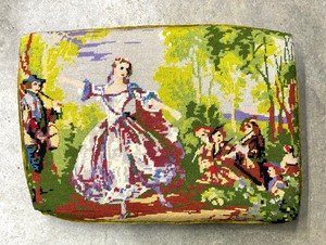 lot 339 image: Two Delightful Hand Crafted Needlepoint Pillows