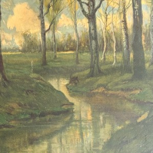 lot 343 image: R. Atkinson Fox Scenic Framed Print