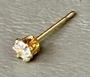 lot 356 image: 12 Carat Cubic Zirconia Stud Earrings