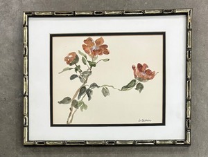 lot 359 image: Two Fine Floral Framed Prints by J. Cashin