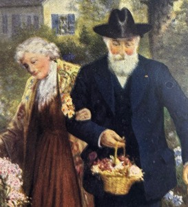 lot 360 image: Faithful & True Framed Vintage Print by R. Atkinson Fox