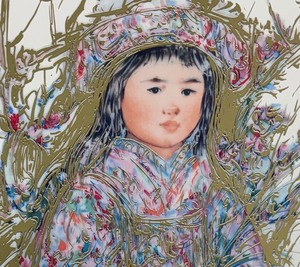 lot 389 image: Rosenthal Prima Arte Ovale Takara Print by Edna Hibel
