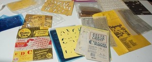 lot 235 image: Vintage Arts & Crafts...Stencils Etc