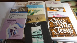 lot 243 image: Vintage Collection 1970s 1980s College Choir Books Wartburg College Choir By James Fritschel and More