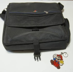lot 118 image: Vintage Sony Playstation One PS1 Travel Messenger Bag Carry Case...