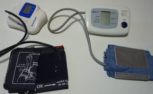 lot 124 image: LifeSource Digital Blood Pressure Monitor Model UA-767, MABIS Smart Read Digital Blood Pressure Monitor...