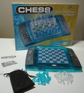 lot 165 image: New Open Box 2000 Radica Computer Chess Light Illuminated Board 64 Levels