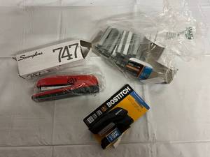 2 Staplers and Pack of Swingline Staples