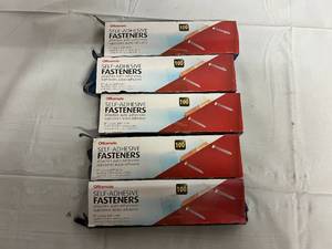 5 Boxes of Self-Adhesive Fasteners