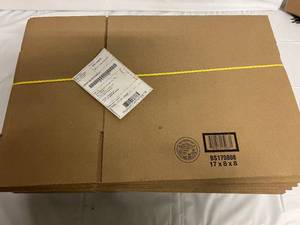 17 x 8 x 8 Carboard Boxes - 25ct