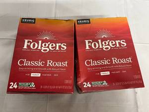 2 x 24ct of Folgers k-Cups