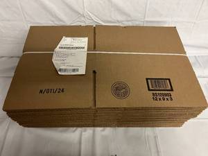 12 x 9 x 3 Cardboard Boxes - 25ct