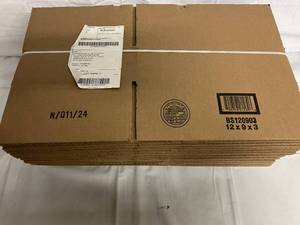 12 x 9 x 3 Cardboard Boxes - 25ct