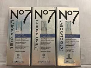 3 Bottles of No7 Dark Spot Correcting Serum